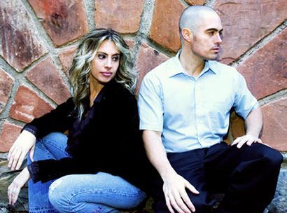 Jerri Eckert and Justin Elswick